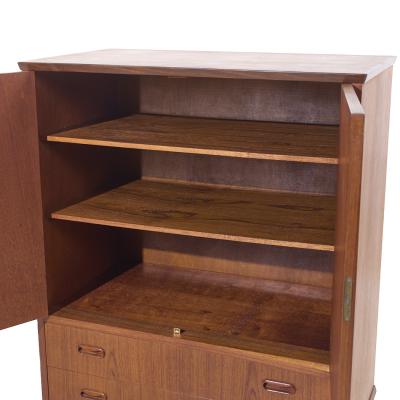 Arne Vodder Arne Vodder Style Mid Century Danish Teak Armoire