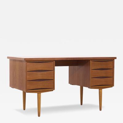 Arne Vodder Arne Vodder Style Mid Century Danish Teak Desk