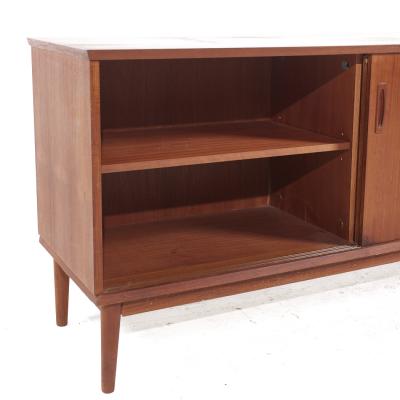 Arne Vodder Arne Vodder Style Mid Century Teak Credenza