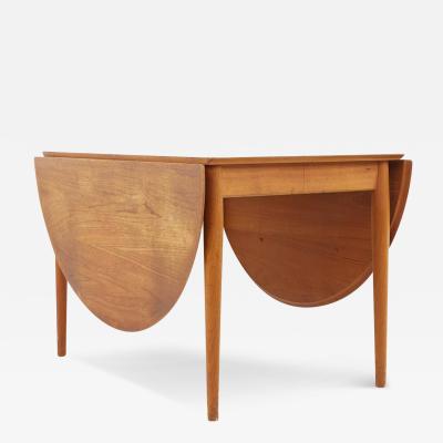 Arne Vodder Arne Vodder for Sibast Danish Teak Drop Leaf Expanding Dining Table