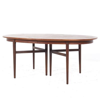 Arne Vodder Arne Vodder for Sibast MCM Danish Teak Expanding Dining Table with 2 Leaves