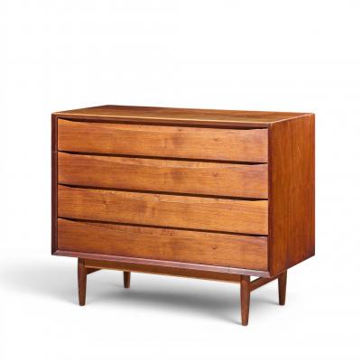 Arne Vodder Arne Vodder for Sibast Mid Century Danish Teak 4 Drawer Dresser