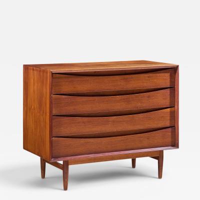 Arne Vodder Arne Vodder for Sibast Mid Century Danish Teak 4 Drawer Dresser
