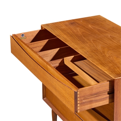 Arne Vodder Arne Vodder for Sibast Mid Century Danish Teak 4 Drawer Dresser