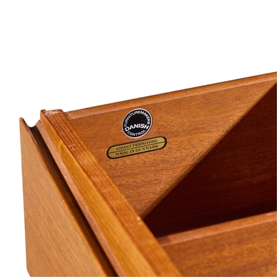 Arne Vodder Arne Vodder for Sibast Mid Century Danish Teak 4 Drawer Dresser