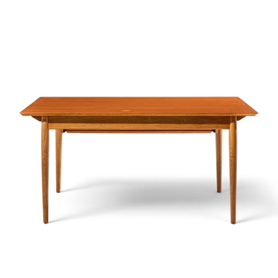 Arne Vodder Arne Vodder for Sibast Mid Century Danish Teak Dining Table with 2 Leaves