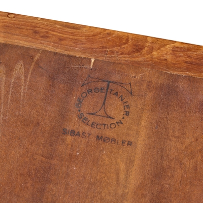 Arne Vodder Arne Vodder for Sibast Mid Century Danish Teak Dining Table with 2 Leaves