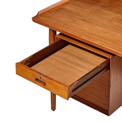 Arne Vodder Arne Vodder for Sibast Mid Century Danish Teak Executive Desk