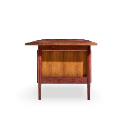 Arne Vodder Arne Vodder for Sibast Model 207 Mid Century Brazilian Rosewood Executive Desk
