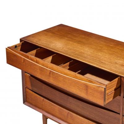 Arne Vodder Arne Vodder for Sibast Triennale Mid Century Danish Teak 8 Drawer Dresser