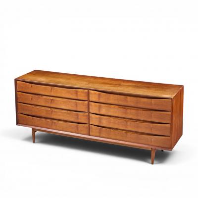 Arne Vodder Arne Vodder for Sibast Triennale Mid Century Danish Teak 8 Drawer Dresser