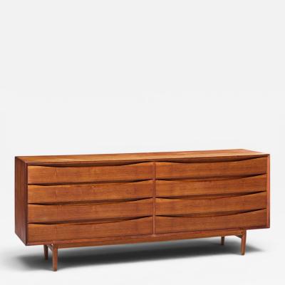 Arne Vodder Arne Vodder for Sibast Triennale Mid Century Danish Teak 8 Drawer Dresser
