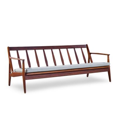Arne Vodder Arne Vodder for Vamo M belfabrik Model 6 Mid Century Danish Teak Sofa