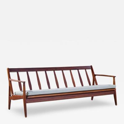 Arne Vodder Arne Vodder for Vamo M belfabrik Model 6 Mid Century Danish Teak Sofa