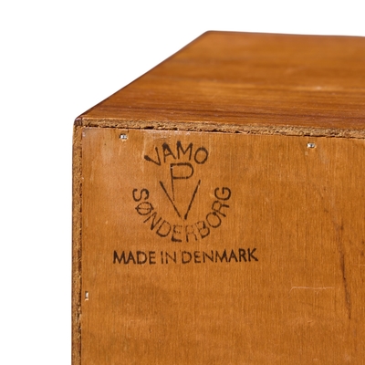 Arne Vodder Arne Vodder for Vamo S nderborg Mid Century Danish Teak Nightstands Pair