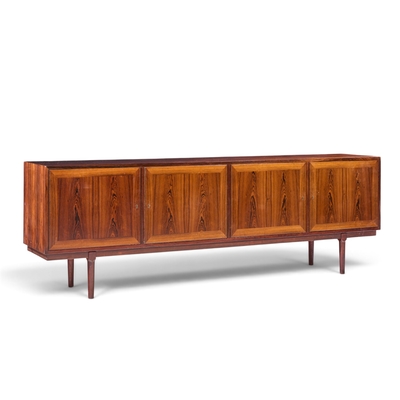 Arne Vodder Arne Vodder for Vamo S nderborg Model 59 4 Mid Century Danish Rosewood Credenza