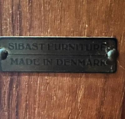 Arne Vodder Danish Modern Teak Credenza Arne Vodder Sibast Mobelfabrik with Tambour Doors