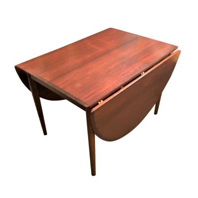 Arne Vodder Danish Modern large oval extension dining table