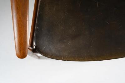 Arne Vodder Danish Teak and Leather Chair by Arne Vodder for France Daverkosen