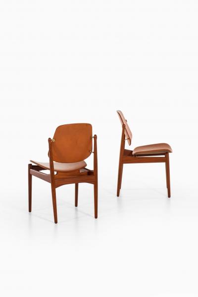 Arne Vodder Dining Chairs Model 203 Produced by France Daverkosen