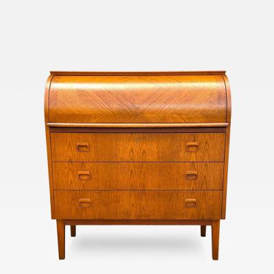 Arne Vodder Mid Century Danish Modern Roll Top Desk Dresser or Cabinet in Teak