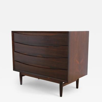 Arne Vodder Rare Arne Vodder 4 Drawer Dresser in Rosewood c 1960s