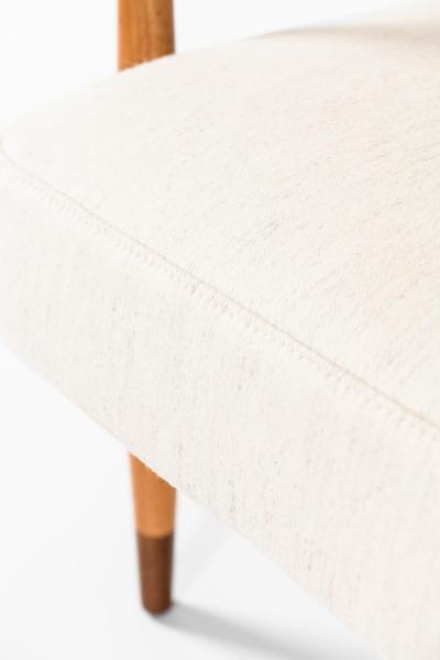 Arne Vodder Set of 2 Easy Chairs in Beech and Fabric by Arne Vodder 1950s