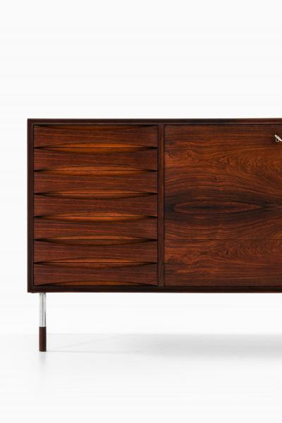 Arne Vodder Sideboard in Rosewood and Steel by Arne Vodder 1950s