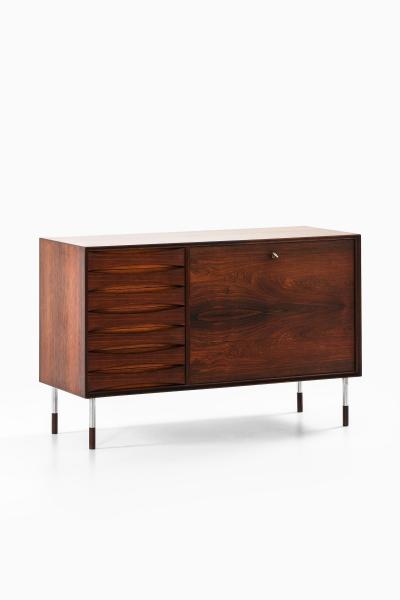 Arne Vodder Sideboard in Rosewood and Steel by Arne Vodder 1950s