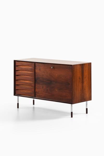 Arne Vodder Sideboard in Rosewood and Steel by Arne Vodder 1950s
