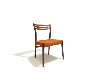 Arne Vodder Six Sculptural Rosewood Dining Chairs Arne Vodder Denmark 1955