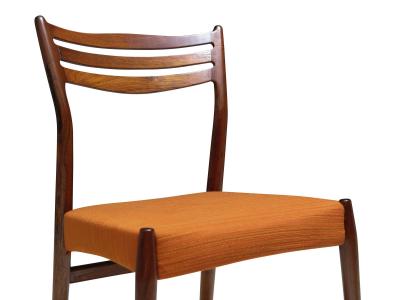 Arne Vodder Six Sculptural Rosewood Dining Chairs Arne Vodder Denmark 1955