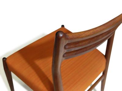 Arne Vodder Six Sculptural Rosewood Dining Chairs Arne Vodder Denmark 1955