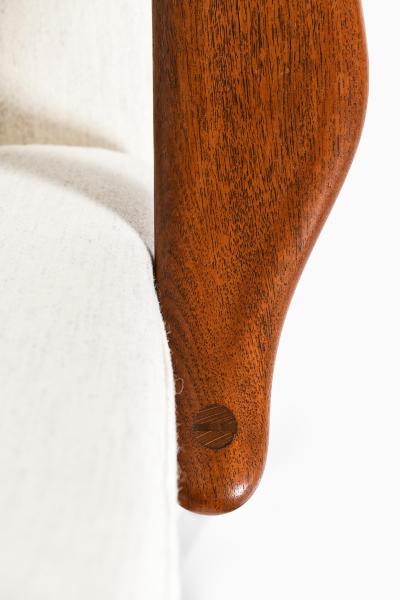 Arne Vodder Sofa in Beech and Fabric by Arne Vodder 1950s