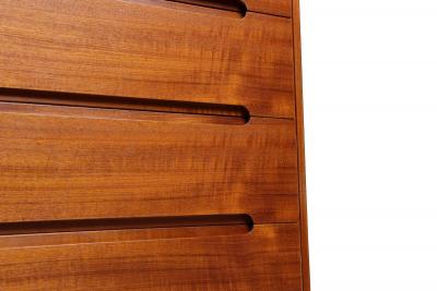 Arne Wahl Iversen Arne Wahl Iversen Danish Modern Teak Six Drawer Tall Dresser