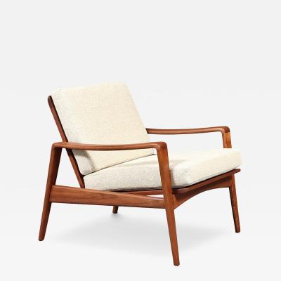 Arne Wahl Iversen Arne Wahl Iversen Teak Lounge Chair for Komfort