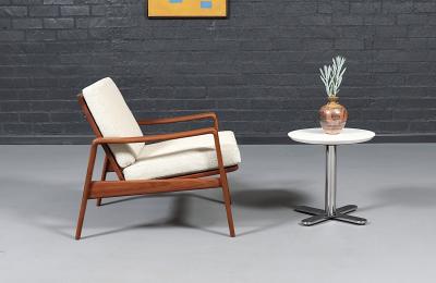 Arne Wahl Iversen Arne Wahl Iversen Teak Lounge Chair for Komfort