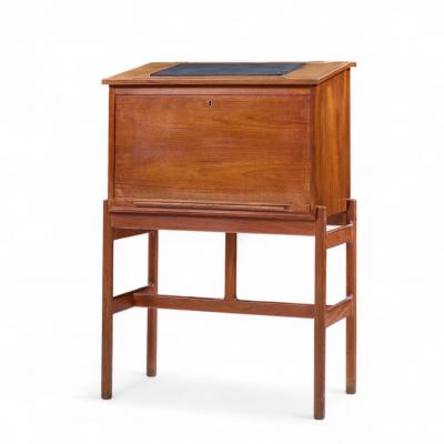 Arne Wahl Iversen Arne Wahl Iversen for Vinde M belfabrik Model 67 Mid Century Teak Lectern Desk