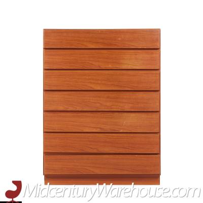 Arne Wahl Iversen Arne Wahl Iversen for Vinde Mobelfabrik Mid Century Danish Teak Highboy Dresser