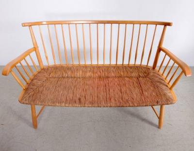 Arno Lambrecht Arno Lambrecht Dining Set of Three Chairs and Bench for WK Mobel