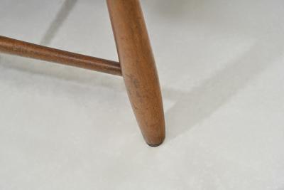 Arno Lambrecht Beech and Reed Armchair by Arno Lambrecht for WK M bel Germany 1950s