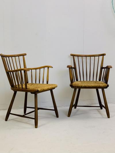 Arno Lambrecht Pair of Mid Century Chairs by Arno Lambrecht Germany