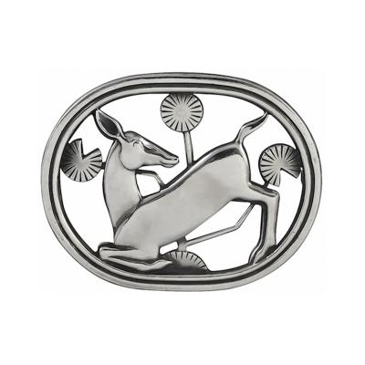 Arno Malinowski Georg Jensen Deer Brooch N 256 by Arno Malinowski