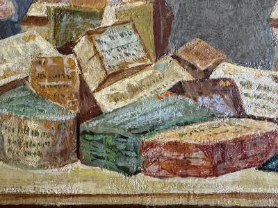 Arnold Friedman Post Office Parcel Post Window Depression Era