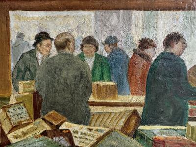 Arnold Friedman Post Office Parcel Post Window Depression Era