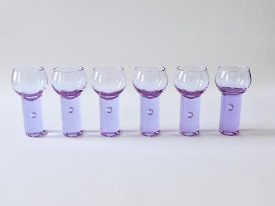 Arnolfo di Cambio 6 Sergio Asti Chameleon Aperitif Drinking Glasses Arnolfo Di Cambio Italy 1970