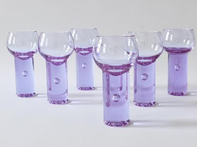 Arnolfo di Cambio 6 Sergio Asti Chameleon Aperitif Drinking Glasses Arnolfo Di Cambio Italy 1970