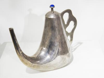 Arrigo Finzi Tea Pot in silver by Arrigo Finzi circa 1950