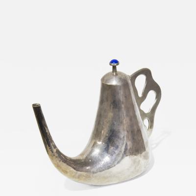 Arrigo Finzi Tea Pot in silver by Arrigo Finzi circa 1950