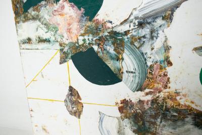 Arron Sturgeon Art work by Arron Sturgeon Untitled Oil and Wax on Panel